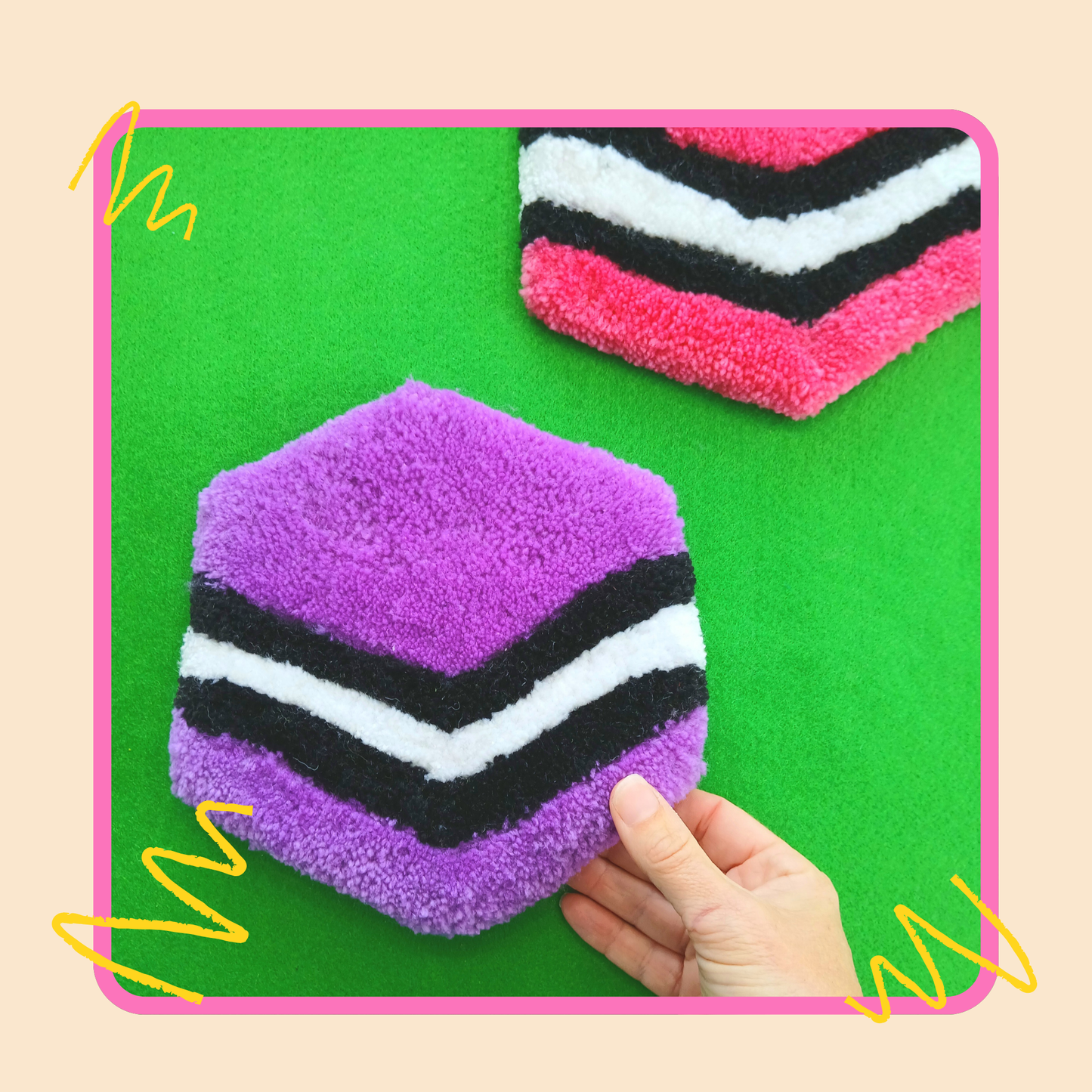 Fluffy Licorice Allsort - Purple